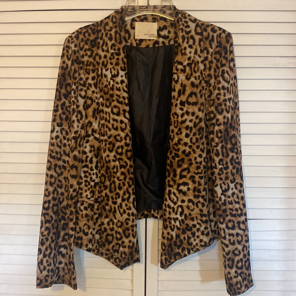 Leopard Blazer